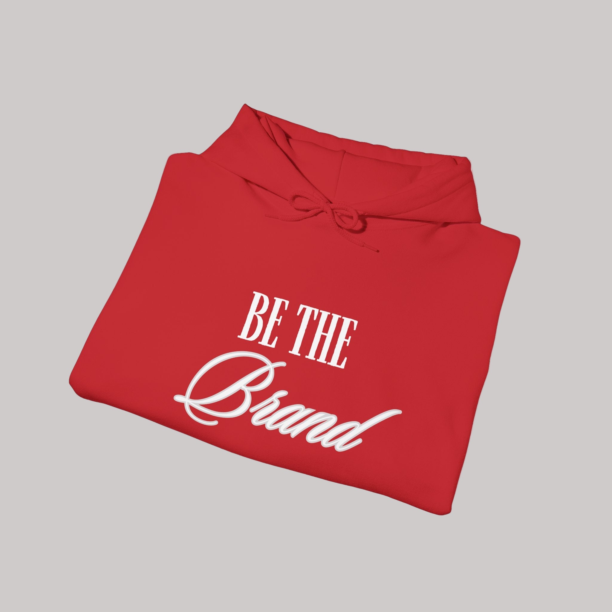 Be the Brand Unisex Hoodie – White Embroidered Chest Logo