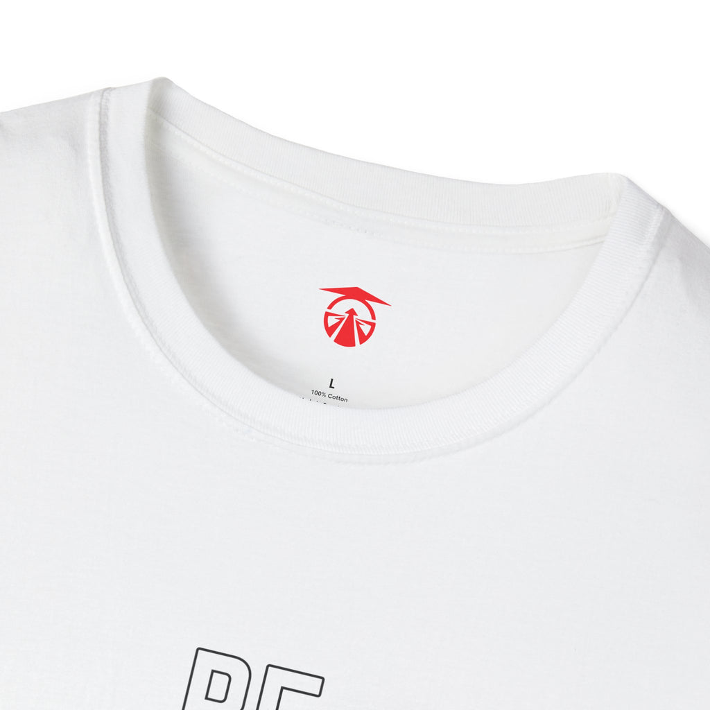 Be The Brand Unisex Tee – Black Lettering Red Accent